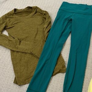 Lululemon top and leggings set